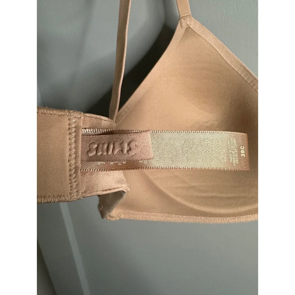 SKIMS 36C Natural Comfort Revolution Underwire Bra Smooth Seamless T-Shirt Bra - Picture 6 of 9